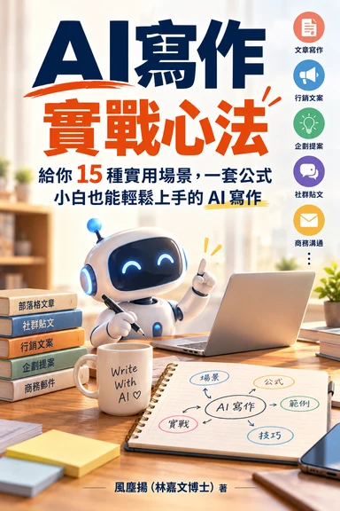 AI寫作實戰心法書封